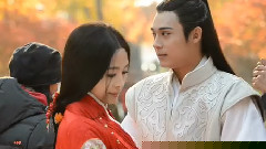 电视剧<兰陵王妃>花絮:王爷王妃拍照