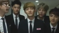 MBC Show Champion 后台 EXO Cut