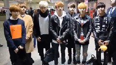 防弹少年团抵达台北,中文表达感谢