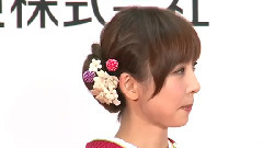 MAiDiGiTV 篠田麻里子 2014年用お年玉付き年賀はがき 販売開始セレモニー2