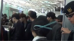 EXO仁川机场送机