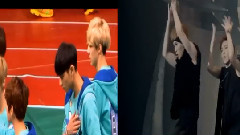 偶像运动会上世勋灿烈鹿晗练习Wolf舞蹈