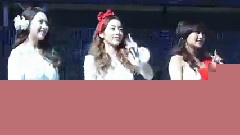 台下 - MBC歌谣大祭典 主-妮可 & 荷拉 & 知英 饭拍版 12/12/31