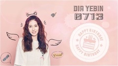 白豫彬 16/07/13生日献礼