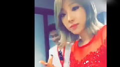 Tiffany snapchat更新泰妍相关视频 小吃货