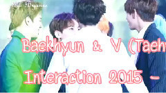 EXO伯贤&防弹少年团V 有爱互动剪辑