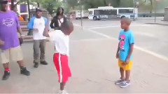 The American Black Four And A Half Years Old Child Step Ghost Dance