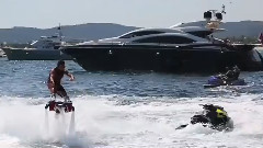 Yakuro Flying Over Waves