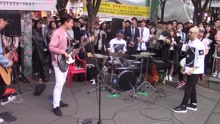 乐队bunlisugeo弘大街头即兴演奏