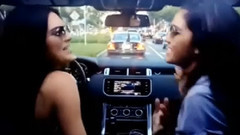 Kendall Jenner和Ashley Sky听唱Sk8er Boi