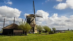 时间流逝的荷兰风车