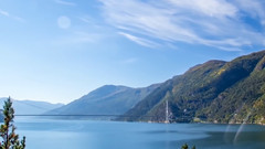 挪威奥斯陆海于格松卑尔根旖旎风光自然美景