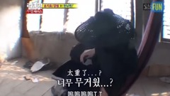 Running Man - 盗贼头目智孝太重了