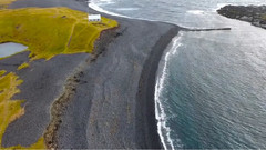 冰岛冷冻的荒野美景