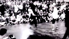 鬼步舞高手的精彩表演