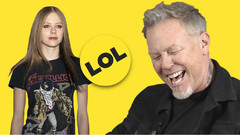 Metallica,5 Seconds of Summer,Taylor Momsen,Avril Lavigne,欧美群星 - James Hetfield对艾薇儿等名人穿他们的T恤的反应采访
