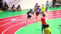 胖蛋偶像运动会400米接力三连冠合集
