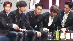 最佳男子组合奖 台下