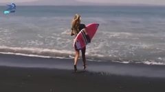 Alana Blanchard Surfing