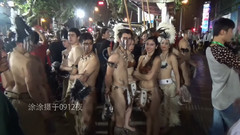 上海旅游节开幕大巡游预演