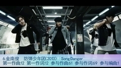 韩国男爱豆创作歌曲数量排行Top20