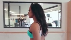 Sexy girl exercise