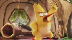 影视原声 - 电影<愤怒的小鸟>精彩片段中文片段之飞镖黄致敬快银