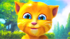 Прикол смешной и прикольный котенок забавный котик кот кошка Мультик для детей