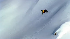 Guy cool skiing skills show