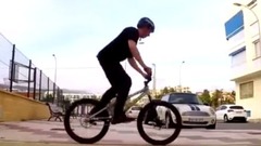 展示德国骓特山地车正确玩法