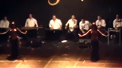 印度双人时尚肚皮舞表演