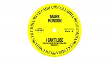 Mark Ronson - I Can't Lose (MenuWriteMessage Remix [Audio])