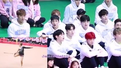Seventeen Reaction To 程潇艺术体操彩排