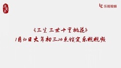 高伟光 - 三生三世十里桃花东华帝君高伟光送祝福乐视开播倒计时4天