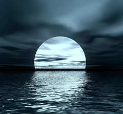 月が泳ぐ海(Asian Blue)