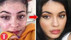 Beyonce,Taylor Swift,Miley Cyrus,Selena Gomez,Angelina Jolie - 谁是素颜女神?欧美女明星妆前妆后对比