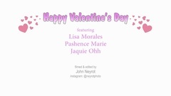 Lisa Morales, Jaquie Ohh & Pashence Marie 2017 Sexy Valentines