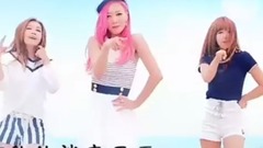 看AOA和APINK的视频 说歌名