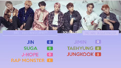 统计组合中唱第一句歌词的成员