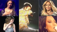 盘点欧美歌手在舞台落泪片段