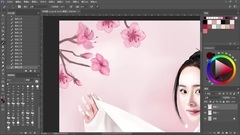 牛人PS手绘<三生三世十里桃花>杨幂,你咋不上天,和太阳肩并肩?