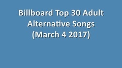 Billboard Top 30 Adult Alternative Songs