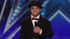 America's Got Talent 2015 S10E04 Uzeyer Novruzov Channels a Charlie Chaplin Silent Movie
