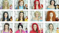 影视原声,音乐短片 - 迪士尼公主经典歌曲角色演绎