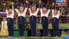 Срібло, Росія, команда гімнастика, жінки