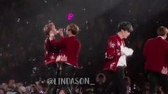 Jungkook & RapMon Telling Fans Not to Push