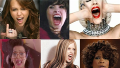 Avril Lavigne,Miley Cyrus,Katy Perry,Demi Lovato,Ariana Grande - 惊了!欧美女星飙高音现场合辑