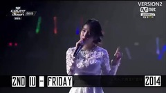 2011-2016女SOLO年终成绩人气排名