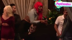 Amazon Ashley is Smoking Hot in Flame Red Hair at Roosevelt in Hollywood