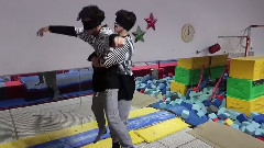 GYMNASTICS BLINDFOLDED!